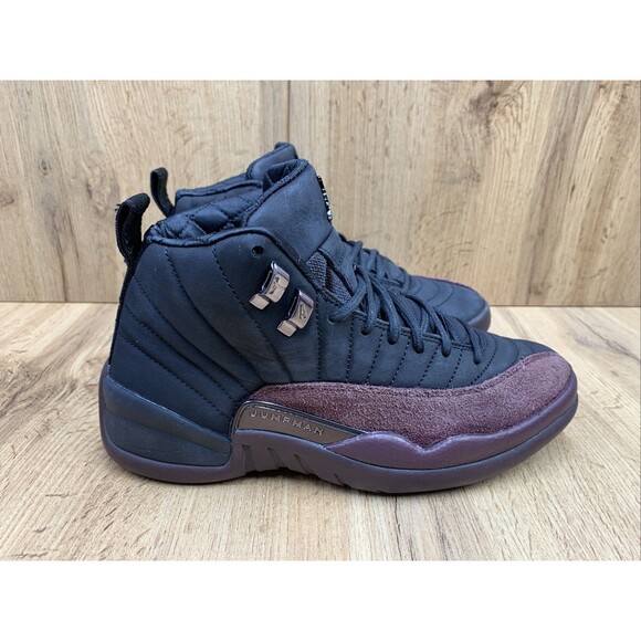 Air Jordan 12 x A Ma Maniere Womens Size 8 Retro SP Black DV6989-001 Mid Shoes - Picture 2 of 13